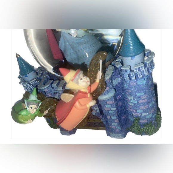 Disney Sleeping Beauty Musical Snow Globe Fairy Godmothers Once Upon the Dream - Picture 8 of 14